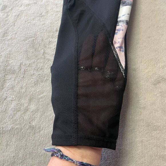 Garage Leggings Pink/Coral/Green/Grey - Picture 6 of 10